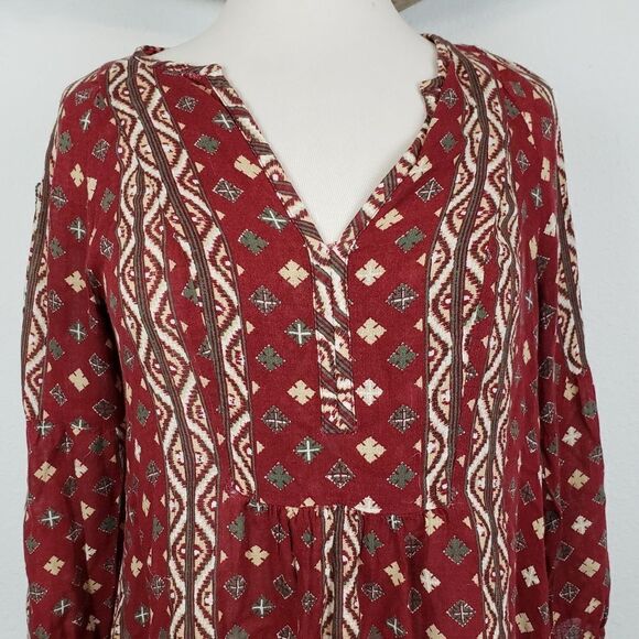 Lucky brand boho peplum top - Picture 6 of 7